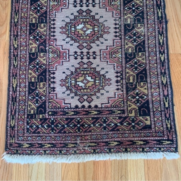 Vintage Hand-Knotted Runner Carpet (6’ x 2’) - Picture 5 of 7